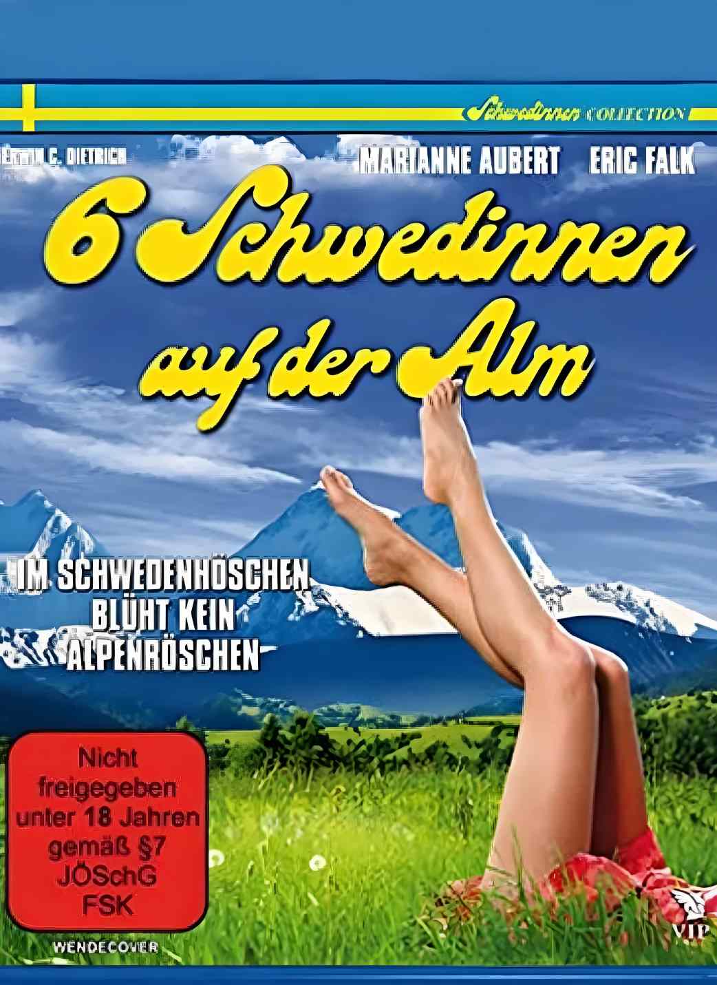 六个瑞典女孩在阿尔卑斯山